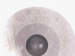 .3755 CL X CARBIDE MASTER PLAIN BORE RING GAGE .3750 +.0005 3/8 9.538 mm CHECK - NS1038SLW