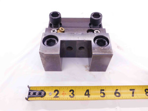 2" SLOT WIDTH CNC LATHE BOLT ON TOOL BLOCK HOLDER 70mm X 85mm BOLT HOLE PATTERN - EA1435BN5