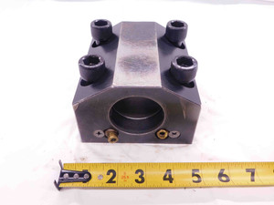 2" ID BORING BAR LATHE TURRET TOOL HOLDER BLOCK 70mm X 85mm BOLT HOLE PATTERN - EA1439BN5