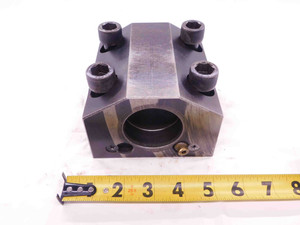 2" ID BORING BAR LATHE TURRET TOOL HOLDER BLOCK 70mm X 85mm BOLT HOLE PATTERN - EA1440BN5