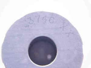 .3746 CL XX CARBIDE MASTER PLAIN BORE RING GAGE .3750 -.0004 3/8 9.515 mm CHECK - NS1109SLW