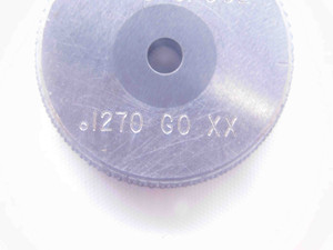 .1270 CL XX CARBIDE MASTER PLAIN BORE RING GAGE .1250 +.0020 1/8 3.226 mm .127 - NS1135SLW