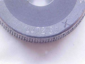.4472 CL X CARBIDE MASTER PLAIN BORE RING GAGE .4375 +.0097 7/16 11.359 mm CHECK - NS1145SLW