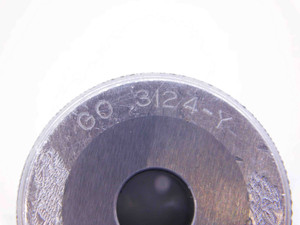 .3124 CL Y CARBIDE MASTER PLAIN BORE RING GAGE .3125 -.0001 UNDERSIZE 5/16 8 mm - NS1154SLW