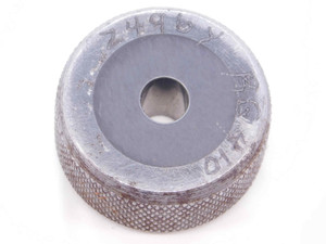 .2496 CL Y CARBIDE MASTER PLAIN BORE RING GAGE .2500 -.0004 1/4 6.340 mm CHECK - NS1157SLW