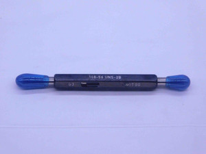 .148 56 UNS 2B THREAD PLUG GAGE .1480 GO NO GO P.D.'S = .1364 & .1395 CHECK - DW36399CG5