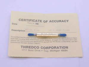 M2.3 X .4 6H METRIC THREAD PLUG GAGE 2.3 0.4 GO NO GO P.D.'S = 2.040 & 2.130 - DW36441OB5