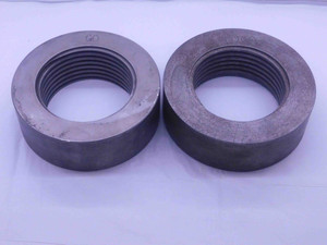 SHOP MADE 3 3/4 4 SQUARE THREAD SOLID THREAD RING GAGE 3.75 4 GO AND NO GO CHECK - DW36459AC5