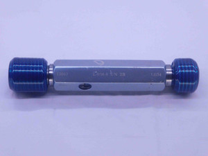 1 3/16 8 UN 2B VERMONT THREAD PLUG GAGE 1.1875 GO NO GO P.D.'S = 1.1063 & 1.1154 - DW36462OB5