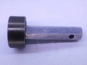 3 1/8 12 N 3 SET THREAD PLUG GAGE 3.125 3.1250 NO GO ONLY P.D. = 3.0657 CHECK - DW36478OB5