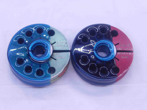 9/16 12 UNC 2A LEFT HAND THREAD RING GAGES .5625 GO NO GO P.D.'S = .5068 & .5016 - DW36558SLW