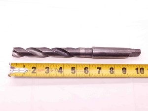 LSI 51/64 O.D. HSS FLAT BOTTOM TWIST DRILL BIT MORSE TAPER #3 SHANK .7968 MT3 - BR10153AF5