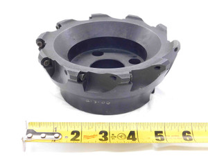 STELLRAM 6" OD FACE MILL C7745V0D04-6.00R 1 1/2 PILOT 10 POCKETS OD..040408 6.0 - DM1843BU5