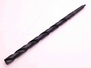 TRW 25/32 O.D. HSS FLAT BOTTOM TWIST DRILL BIT MORSE TAPER #2 SHANK .7812 MT2