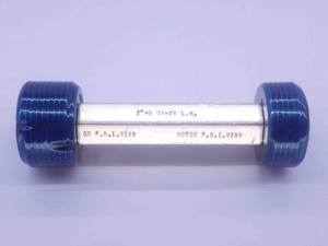 2" 8 UN 2B LEFT HAND THREAD PLUG GAGE 2.0 GO NO GO P.D.'S = 1.9188 & 1.9289 L.H. - DW36583BU5