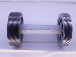 4 3/4 10 NS 3B THREAD PLUG GAGE 4.75 GO NO GO P.D.'S = 4.6850 & 4.6920 UNS-3B - DW36600SLW