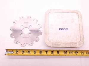 SECO 6" OD X 0.122 WIDTH INDEXABLE SLOTTING CUTTER 335.10-06.00-3 12 TEETH - BR10174BU5