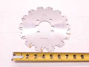SECO 8" OD X 0.122 WIDTH INDEXABLE SLOTTING CUTTER 335.10-08.00-3 14 TEETH - BR10178BU5