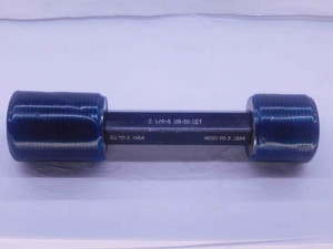 2 1/4 8 UN 2A SET THREAD PLUG GAGE 2.25 2.250 GO NO GO P.D.'S = 2.1664 & 2.1584 - DW36645BU5