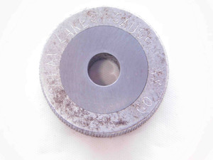 .2361 CL XX CARBIDE MASTER PLAIN BORE RING GAGE .2344 +.0017 15/64 6 mm - NS1221SLW