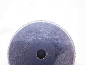 .1255 CLASS Y CARBIDE MASTER PLAIN BORE RING GAGE .1250 +.0005 OVERSIZE 1/8 3 mm - NS1262SLW
