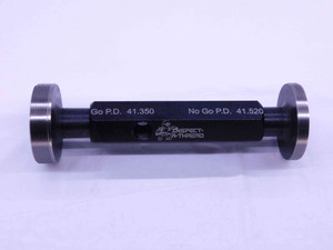 NEW M42 X 1 6H METRIC THREAD PLUG GAGE 42 1.0 GO NO GO P.D.'S = 41.350 & 41.520 - DW36661MSAF