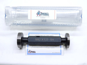 NEW M42 X 1 6H METRIC THREAD PLUG GAGE 42 1.0 GO NO GO P.D.'S = 41.350 & 41.520 - DW36661MSAF