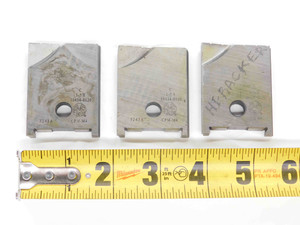3pcs AMEC 1 5/8" SERIES C HSS FLAT BOTTOM SPADE INSERTS 10434-0120 CPM-M4 1.625 - DM2016BU5