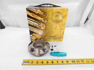 INGERSOLL 4" O.D. FACE MILL SN2R-04R01 1 1/2 PILOT 5 POCKETS DPM436R045 4.0 - DM2030CM5