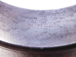 4.1245 CL X MASTER PLAIN BORE RING GAGE 4.1250 -.0005 UNDERSIZE 4 1/8 104.762 mm