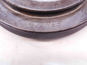 4.2465 CLASS XX MASTER PLAIN BORE RING GAGE 4.2500 -.0035 UNDERSIZE 4 1/4 108 mm