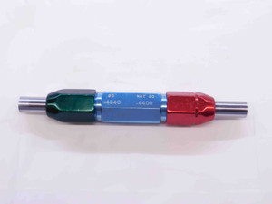 .4340 & .4400 CL Z PIN PLUG GAGE GO NO GO .4375 +.0025 7/16 11 mm .434 .440 - NS1329SLW