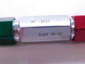 .3210 & .3420 PIN PLUG GAGE GO NO GO .3438 -.0018 UNDERSIZE 11/32 8 mm .321 .342 - NS1336SLW