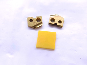 2pcs AMEC 18YT-.421 27/64 O.D. SERIES Y TiN COBALT SPADE DRILL INSERTS .4219 - NS1441BU5