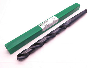 NEW PTD 1" BLACK OXIDE HSS TWIST DRILL BIT MORSE TAPER #3 SHANK 9 1/2 LOC MT3