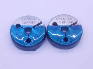 5/16 24 UNF BEFORE PLATE THREAD RING GAGES .3125 GO NO GO P.D.'S = .2822 & .2798 - DW36762CL5