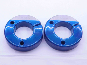 2" 28 UNS 2A THREAD RING GAGES 2.0 2.00 2.000 GO NO GO P.D.'S = 1.9755 & 1.9711 - DW36820CL5