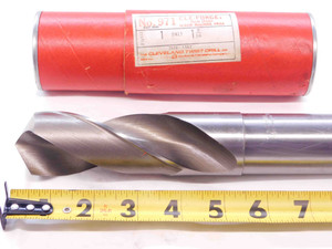 CLEVELAND DRILL 1 9/16 O.D. HSS SCREW MACHINE LENGTH DRILL BIT 1 1/2 1.5625 USA - NS1533BB5