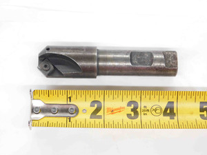 1" DIA. 45 DEGREE CHAMFERING INDEXABLE END MILL 3/4 SHANK 2 FL SNMG 33 INSERTS - DM2241BH5