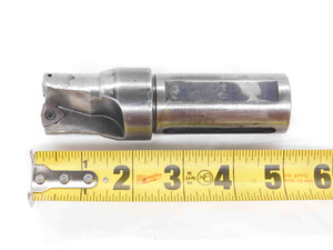 33 mm O.D. 5" OAL COOLANT THRU INDEXABLE INSERT DRILL 1 1/4 SHANK 2 FLUTE 33mm - DM2254CE4