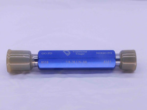 NEW 7/8 28 UN 3B VERMONT THREAD PLUG GAGE .875 GO NO GO P.D.'S = .8518 & .8555 - DW36925VTG