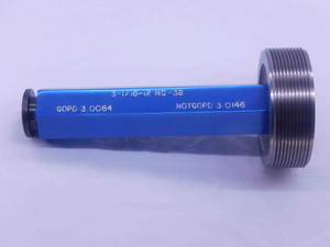 3 1/16 12 NS 3B THREAD PLUG GAGE 3.0625 NO GO ONLY P.D. = 3.0146 UNS-3B CHECK - DW36931LVR