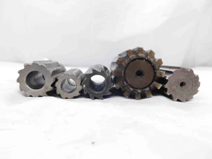 5pcs LOT HSS SHELL REAMERS & ARBORS MORSE TAPER #4 MT4 3/4 SHANK 1 - 2 1/16 O.D. - DM2437LVR