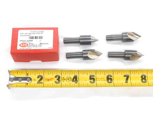 4pcs. NEW KEO HSS 5/8" DIAMETER 60 DEGREES COUNTERSINK 3/8" SHANK DIA .625 .375 - DCT-DM2471