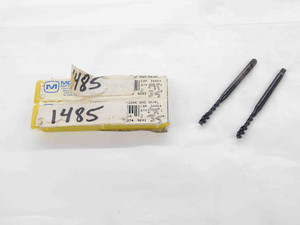 2pcs. NEW MORSE CUTTING TOOLS #6 32 NC GH3 HSS BOTTOMING TAP 3 SPIRAL FL .138 - DCT-DM2472