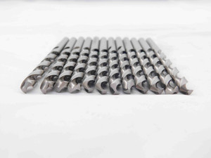 12PCS PTD 7/32 O.D. HSS JOBBER LENGTH TWIST DRILL BIT R10P 2 5/8 LOC .2187 2.625 - DCT-DM2478