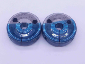 9/16 18 UNF 3A BEFORE PLATE THREAD RING GAGES .5625 GO NO GO PDS= .5244 & .5218 - DW37086CT4