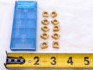 10pcs NEW INGERSOLL SPE-33R001 IN5530 TiN COATED CARBIDE INSERTS MADE IN USA - DCT-NS1786