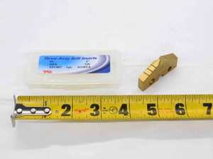 1pc NEW YG1 2" O.D. SERIES #4 S01407 M4 TiN COATED HSS SPADE DRILL INSERT 2.0 - DCT-DM2548
