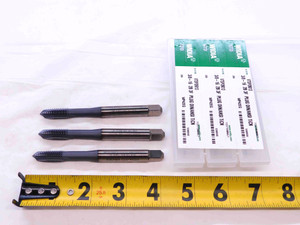 3pcs NEW WIDIA GTD 3/8 16 2B HSS-E TiCN PLUG TAP 3 FLUTE SPIRAL POINT .375 - DCT-NS1854